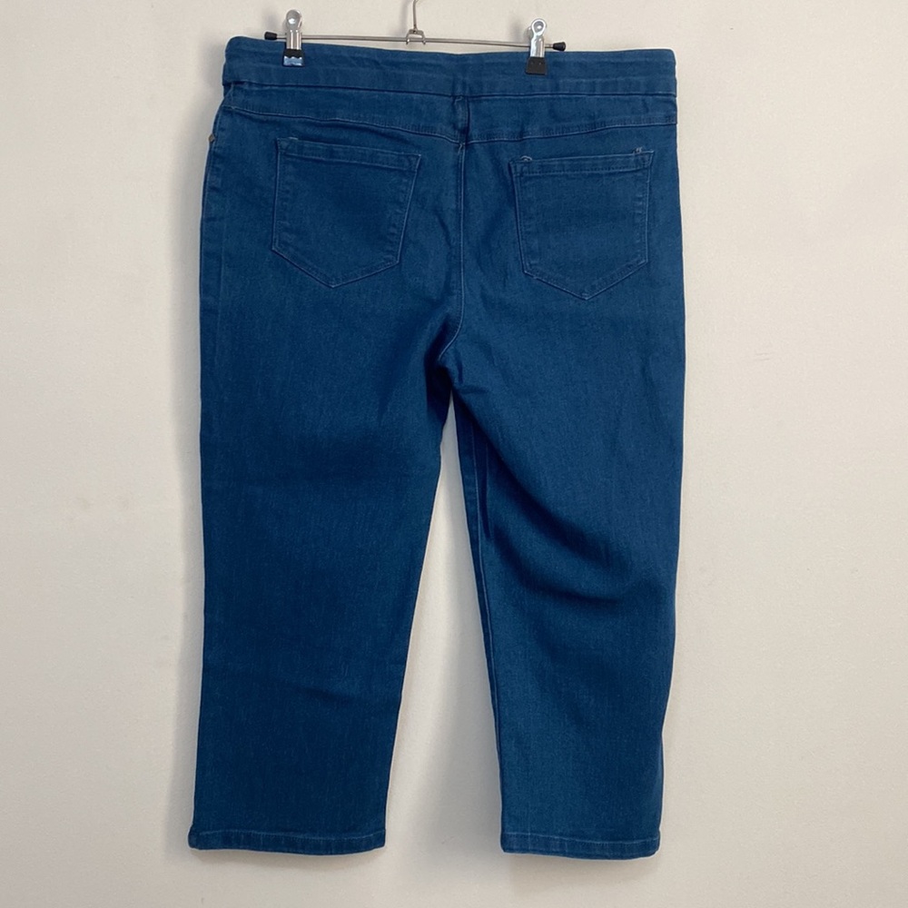 Breakers - Blue Mid Rise Straight Leg Jeans - Size 14 - Picture 3 of 9